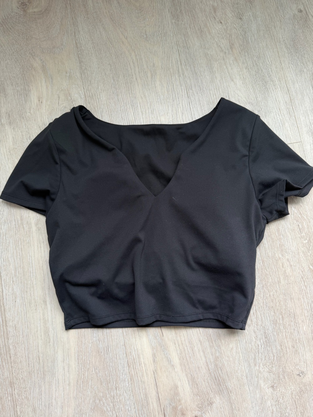 Ptula Black Casey Crop with Built in Bra